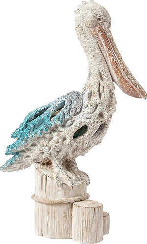Coastal Pelican Figurine – Polystone Beach Statue