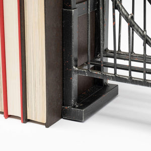 Metal Bridge Suspension Bookends Set of 2