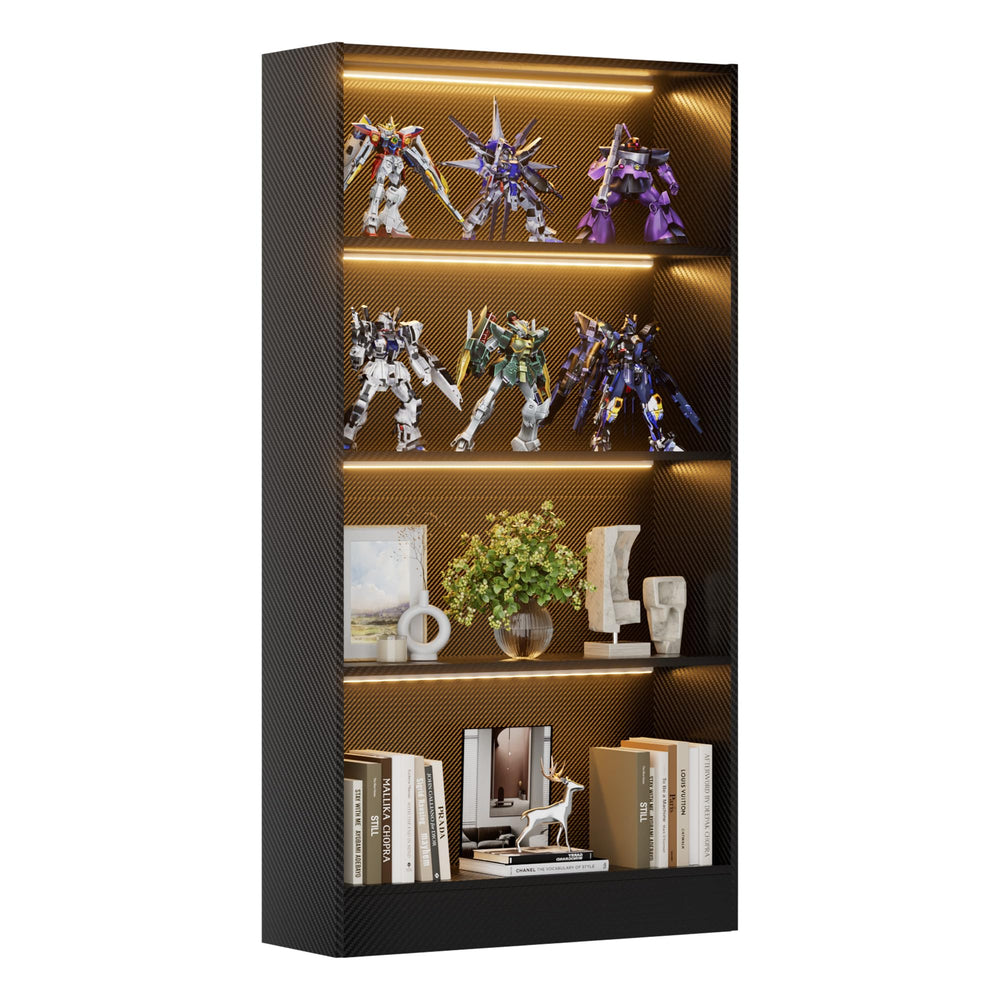 LED Bookshelf with RGB Lighting