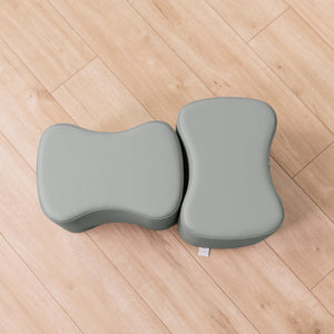 Toddler Modular Foam Stool Set – Flexible Seating, 2-Pack
