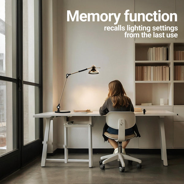 Gesture Control LED Swing Arm Desk Lamp