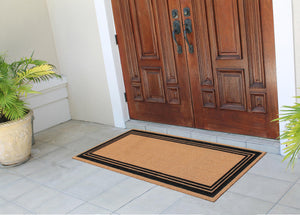 Natural Coir Anti-Shed Doormat with PVC Backing – Multiple Sizes