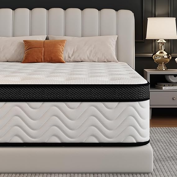 Hybrid Pocket Coil Mattress – Memory Foam, Medium Firm, Multiple Sizes