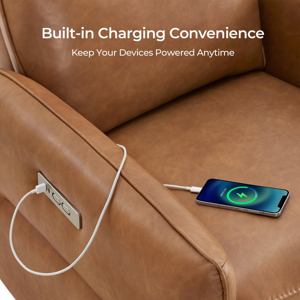 Power Recliner Chair with USB & Type-C Charging