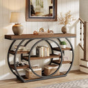 47" 5-Tier Console Table with Metal Frame