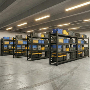 Heavy Duty 4-Tier Adjustable Metal Garage Shelving Unit