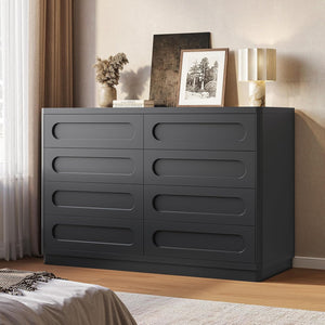 8-Drawer Dresser with Deep Storage – Wide Chest of Drawers for Bedroom & Closet