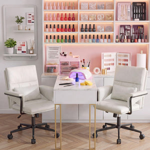 Mid-Back Ergonomic Office Chair with Lumbar Support