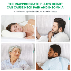 Cervical Memory Foam Pillow – Adjustable Contour Neck Support