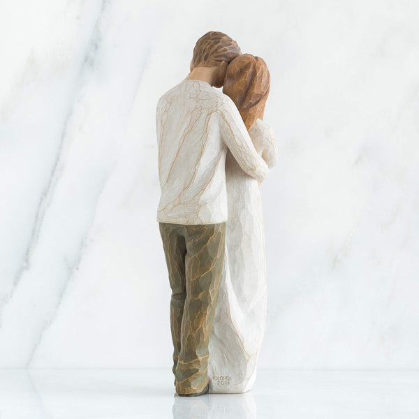 Couple Figurine Hand-Painted Resin Sculpture
