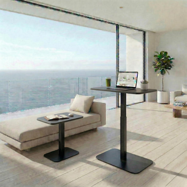 Height Adjustable C-Shape Side Table