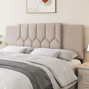 Upholstered Tufted Adjustable Headboard – Full/Queen/King