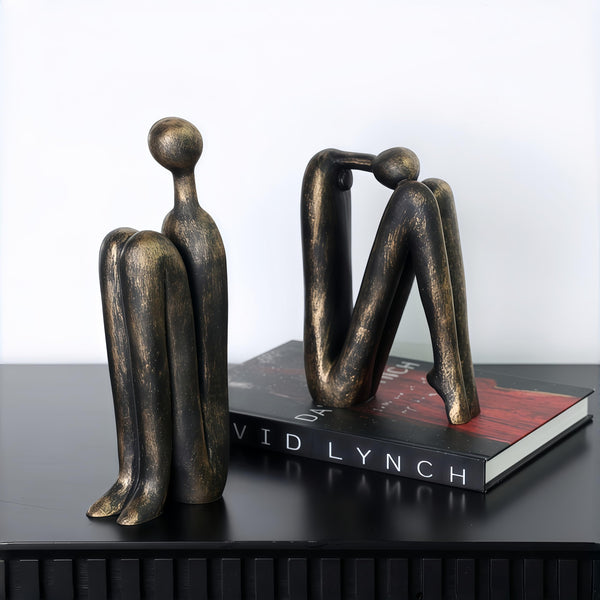Decorative Resin Bookends Set of 2