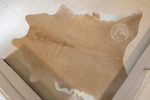 Natural Cowhide Area Rug – 6x7-8 Ft
