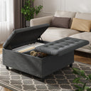 Large Square Storage Ottoman with Lift Top