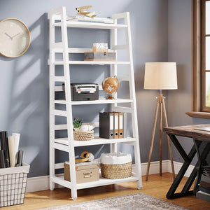 5-Tier Ladder Bookshelf