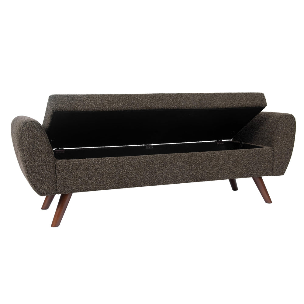 Modern Storage Bench with Wood Legs