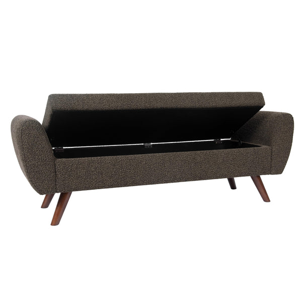 Modern Storage Bench with Wood Legs