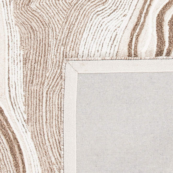 Hand-Tufted Wool Runner Rug 2'3" x 8' – Geometric Mid-Century Modern