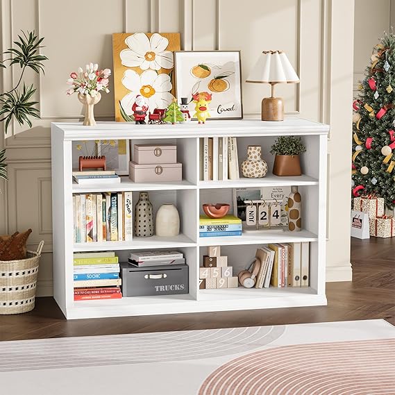 47.2" Wide 3-Tier Bookcase with Anti-Tip Kit