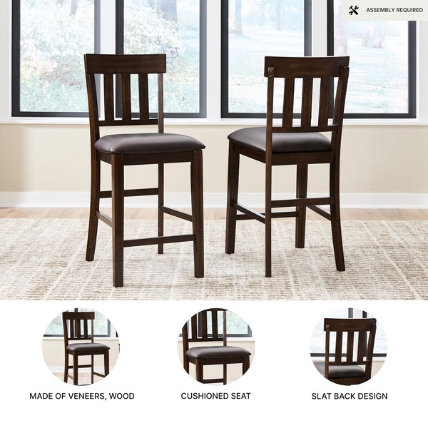 Upholstered Counter Height Bar Stool Set of 2