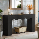 63" Wavy Console Table with Storage