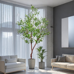Artificial Faux Olive Tree – Realistic Indoor Potted Silk Plant