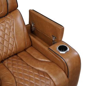 Power Reclining Sofa with Heat, Massage & Wireless Charging