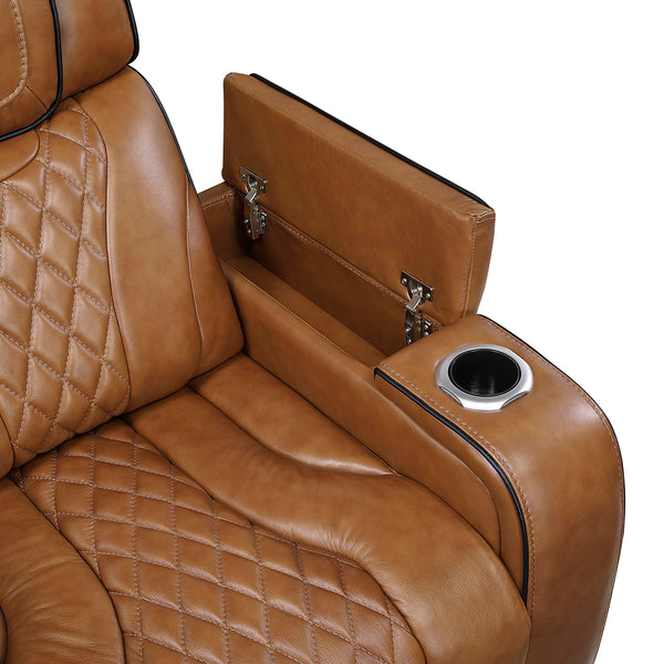 Power Reclining Sofa with Heat, Massage & Wireless Charging