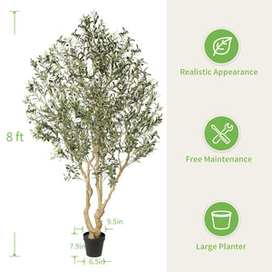 Large Artificial Olive Tree with Adjustable Branches