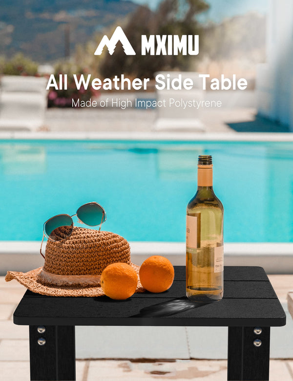 Outdoor Adirondack Side Table – Single & Double Tier