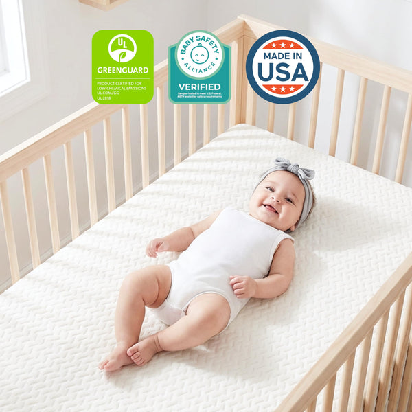 Dual-Sided Foam Crib & Toddler Mattress