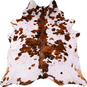 Genuine Cowhide Area Rug – 7 x 6 ft
