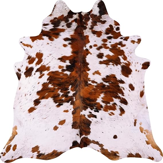 Genuine Cowhide Area Rug – 7 x 6 ft
