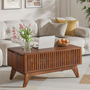 Lift Top Coffee Table with Hidden Compartment and Storage