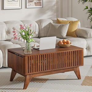 Lift Top Coffee Table with Hidden Compartment and Storage