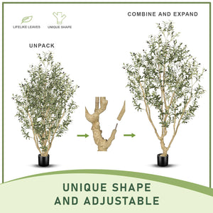 Artificial Olive Tree — Indoor Faux Plant