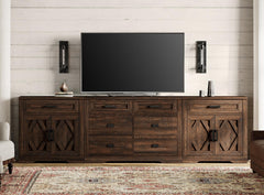 110" Farmhouse TV Stand & Entertainment Center