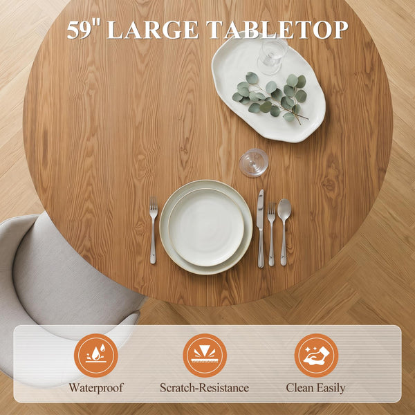 Round Pedestal Dining Table