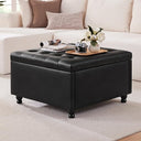 Square Storage Ottoman Coffee Table