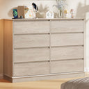 8-Drawer Double Dresser with Wide Top