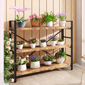 Adjustable Bookshelf with Metal Frame – 3, 4 & 5-Tier