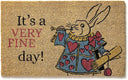 Alice in Wonderland Coir Doormat 18"x30"