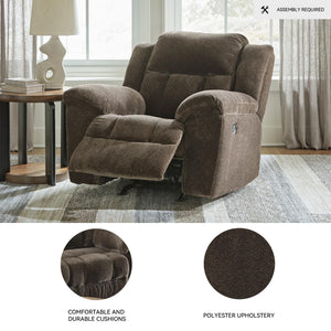 Manual Rocker Recliner with Pillow-Top Arms