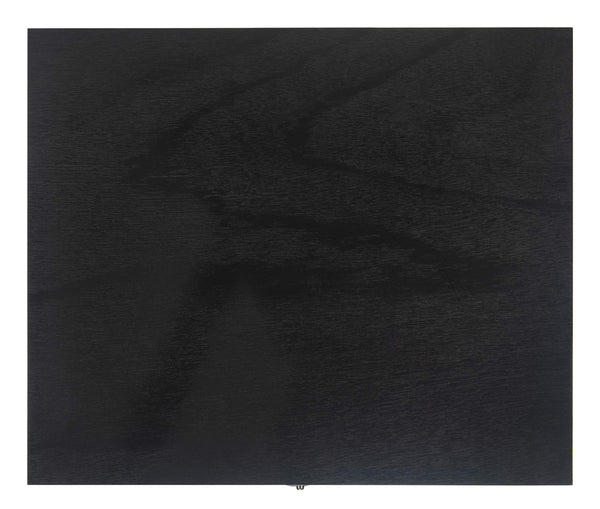 Contemporary Black Accent Table with Drawer