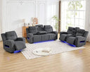 Power Recliner Sectional Sofa with Wireless Charging & USB Ports – 5 Seater