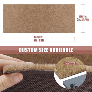 Sand Runner Rug 3ft x 67ft Non-Slip Indoor Outdoor Carpet