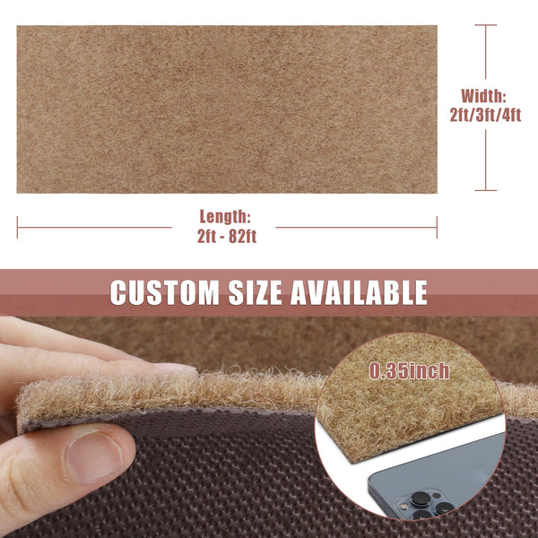 Sand Runner Rug 3ft x 67ft Non-Slip Indoor Outdoor Carpet