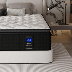 12 Inch Hybrid Pocket Spring Pillow Top Mattress