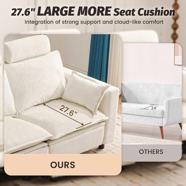 Power Reclining Sectional Sofa with Storage & USB Charging
